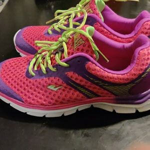 Women's sneakers, pink and purple